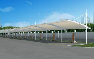 沙雅县膜结构停车棚