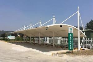 沙雅县膜结构停车棚